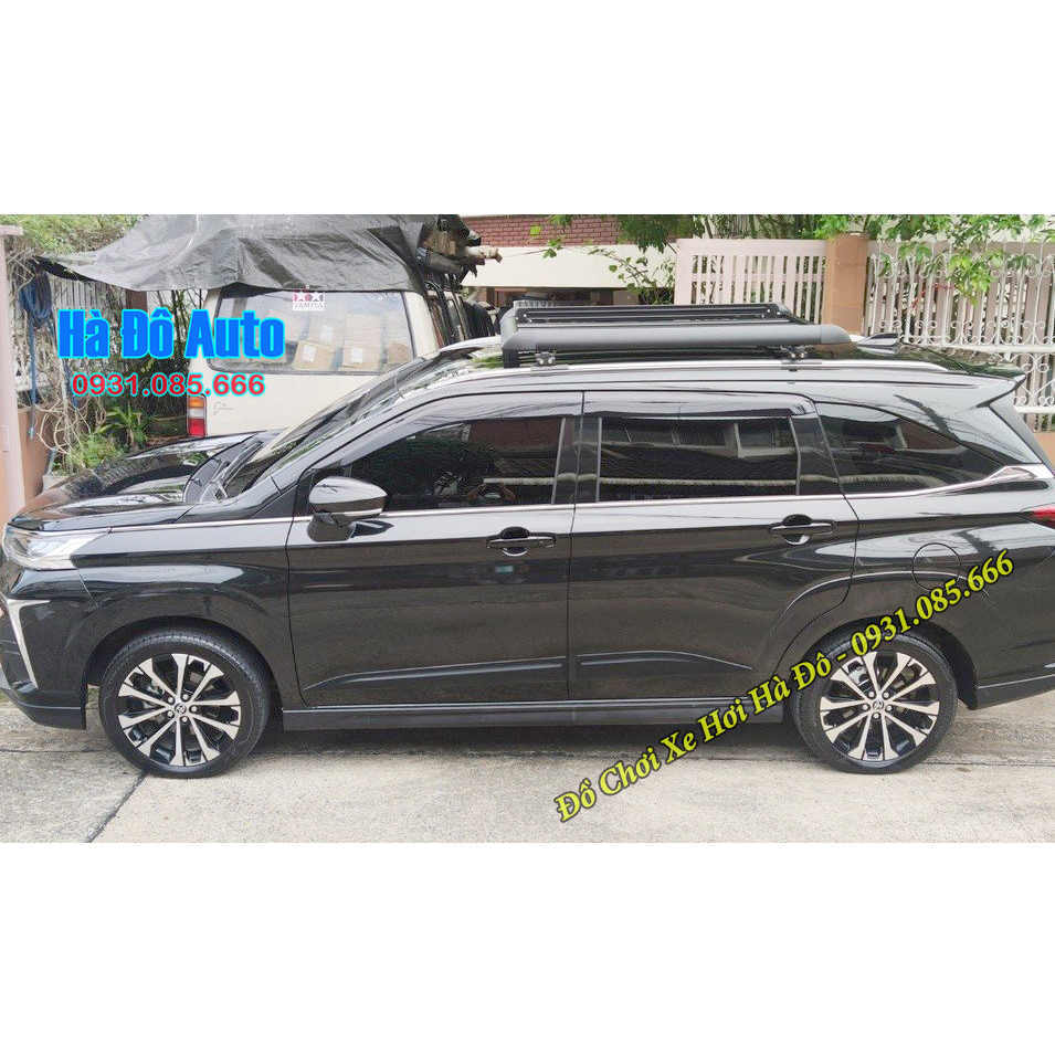 Bộ Giá Để Đồ Trên Nóc Xe Veloz Hợp Kim Nhôm - BaGa Trên Nóc Xe Toyota Veloz