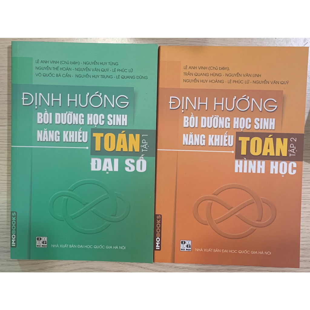Sách - Combo 2 Cuốn Định hướng bồi dưỡng học sinh năng khiếu Toán (Đại số - Hình học )