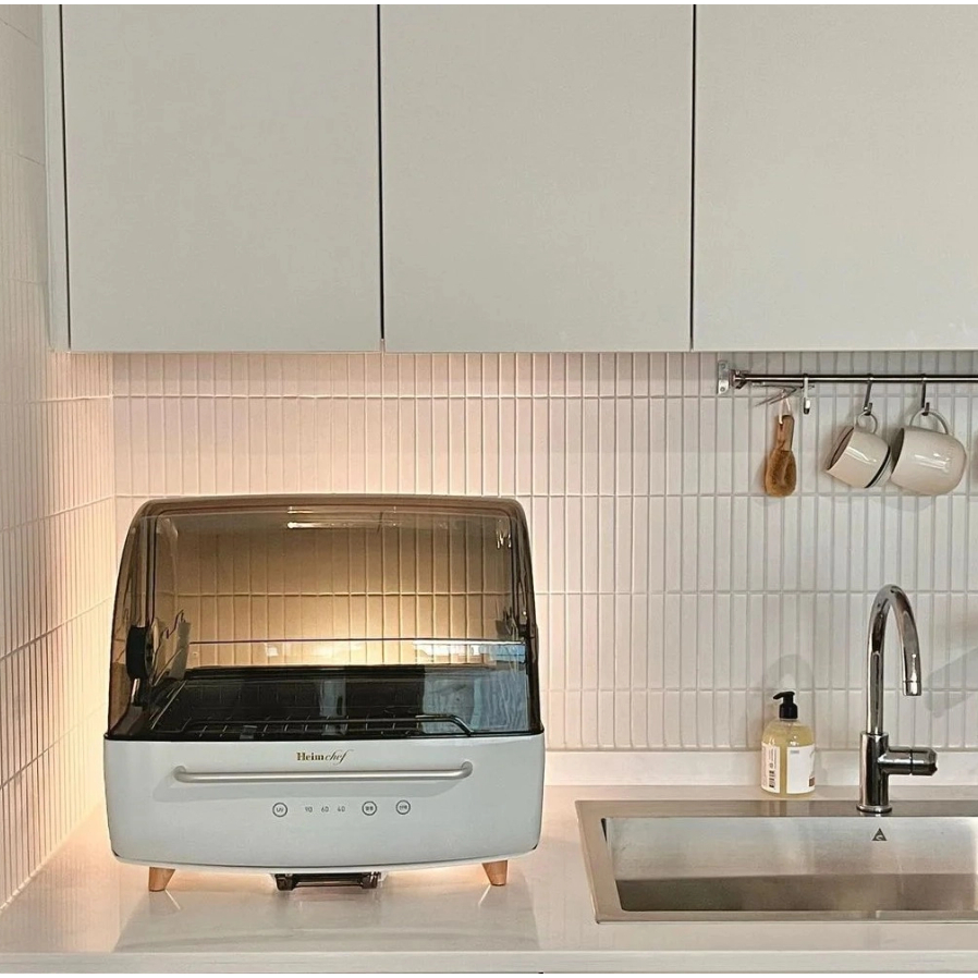 Máy Sấy Và Khử Trùng Chén Bát HEIMCHEF, Tủ Sấy Bát, Khử Khuẩn Tia UV, Size 45L / 60L / 70L, Nội Địa Hàn, BH 12 Tháng