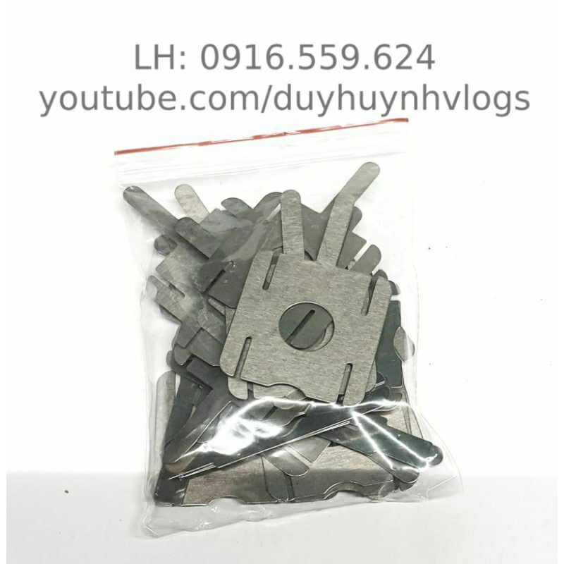 Kẽm makita 5s2p mạ niken dày 0.18mm cho pin 18650