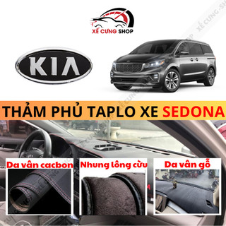 Thảm phủ taplo xe kia sedona 2015- 2023 cao cấp chống nắng