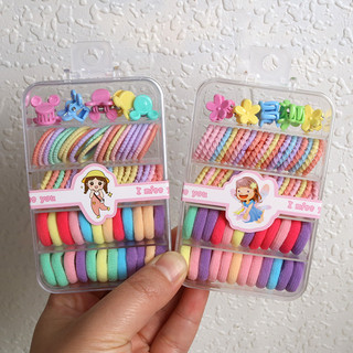 Set kẹp tóc / cột tóc gồm kẹp tóc và dây cột tóc siêu xinh cho nữ