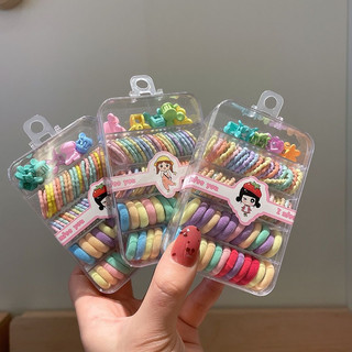 Set kẹp tóc / cột tóc gồm kẹp tóc và dây cột tóc siêu xinh cho nữ