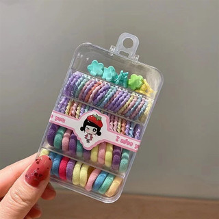 Set kẹp tóc / cột tóc gồm kẹp tóc và dây cột tóc siêu xinh cho nữ