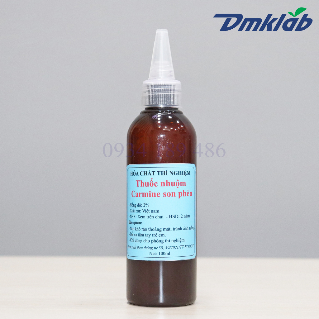 Carmine son phèn hay đỏ carmine nhuộm vi phẫu thực vật