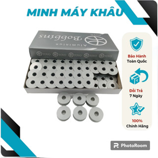 Combo 10 con suốt nhôm máy 1 kim, suốt chỉ máy may công nghiệp bobbin