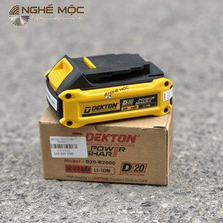 Pin DEKTON 20V 2.0Ah D20-B2000 (Chân pin Dewalt)