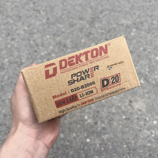 Pin DEKTON 20V 2.0Ah D20-B2000 (Chân pin Dewalt)