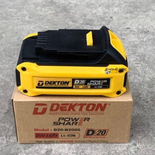 Pin DEKTON 20V 2.0Ah D20-B2000 (Chân pin Dewalt)