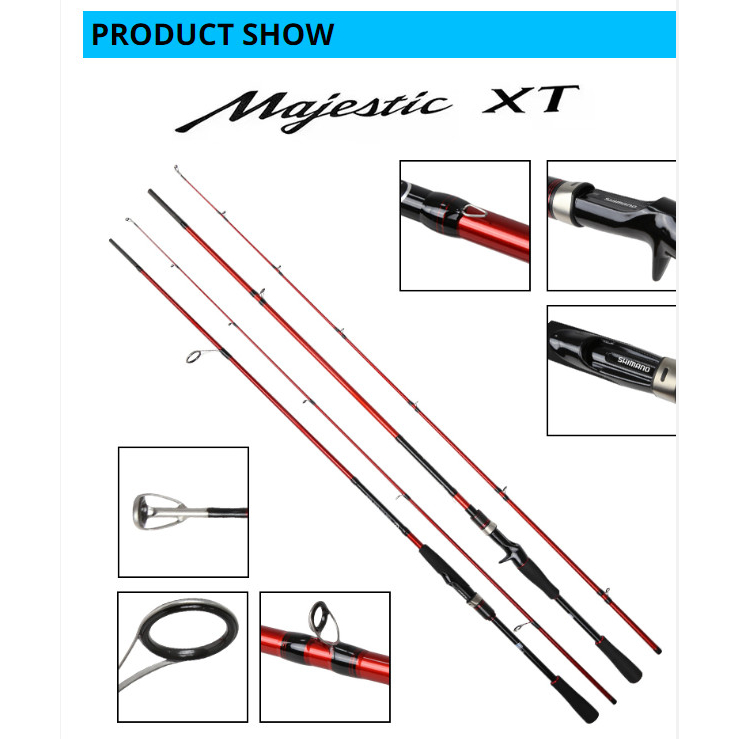 Cần câu Shimano đẹp chính hãng Majestic XT HKN Fishing