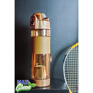 Bình Nước Tạo ion Kiềm Mỹ 650ML tạo 8,5-10pH Chính Hãng NatiLife (tặng 1 túi đá kiềm + test pH)