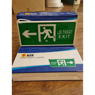 Đèn exit 2 mặt chỉ hướng - đèn exit 2 mặt không hướng - đèn exit 1 mặt không hướng có kiểm định