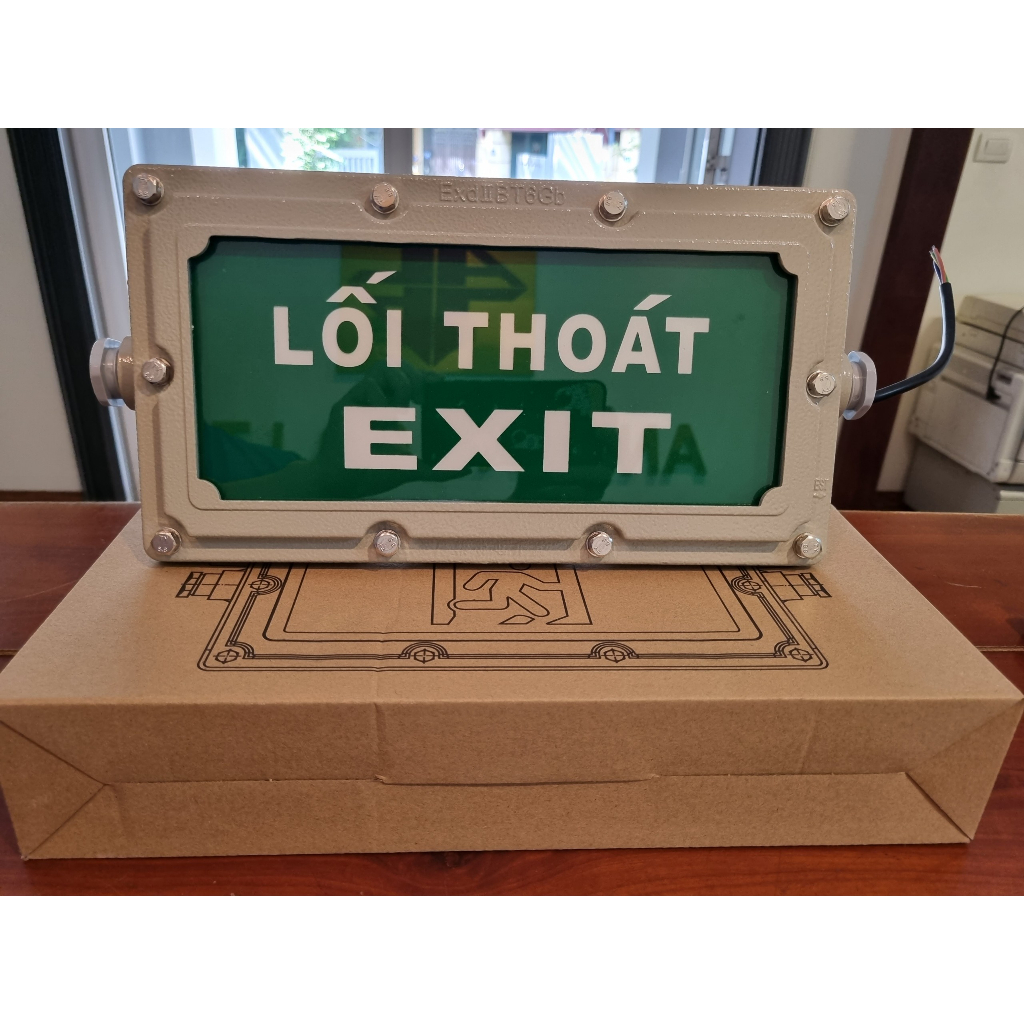 đèn exit chống nổ - đèn sự cố chống nổ
