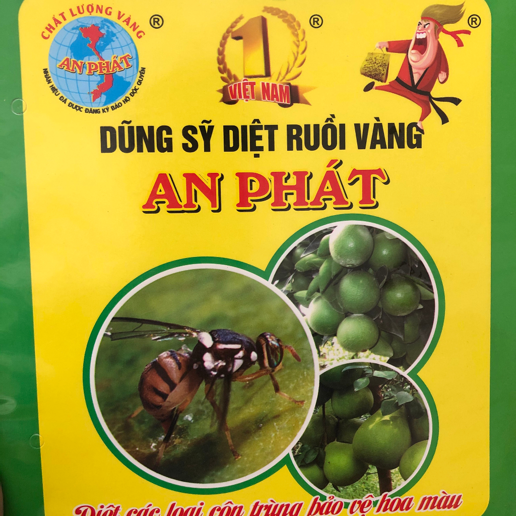 Tấm dính ruồi vàng An Phát, thuốc diệt ruồi vàng, bẫy ruồi vàng an phát, Sát thủ ruồi vàng, diệt ruồi vàng chích hút