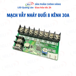 Mạch điều khiển Led vẫy 8 kênh công suất 30A.