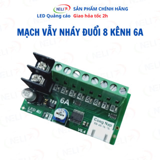 Mạch điều khiển Led vẫy đơn sắc 8 Cổng – Công suất 6A
