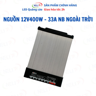 Nguồn LED 12V33A (12V400W) hãng NB vỏ nhôm ngoài trời dùng cho đèn LED 12V