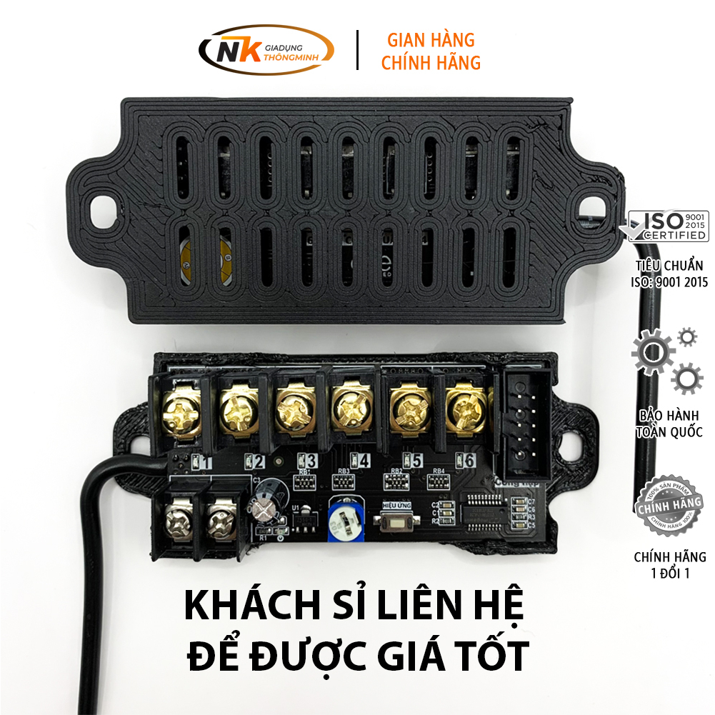 Mạch điều khiển LED vẫy 6 kênh NK V4.4,điều khiển LED đúc,LED liền dây, LED hắt-Chính hãng OneLed [Hỗ trợ nạp hiệu ứng]