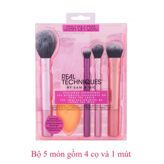 Bộ Cọ Và Bông Mút Trang Điểm Real Techniques Everyday Essentials
