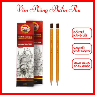Bút chì tiệp cao cấp - bút chì thân vàng loại tốt