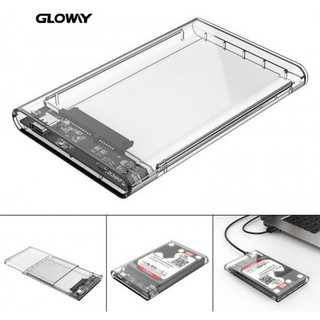 BOX HDD GLOWAY 2.5 USB 3.0 TRONG SUỐT