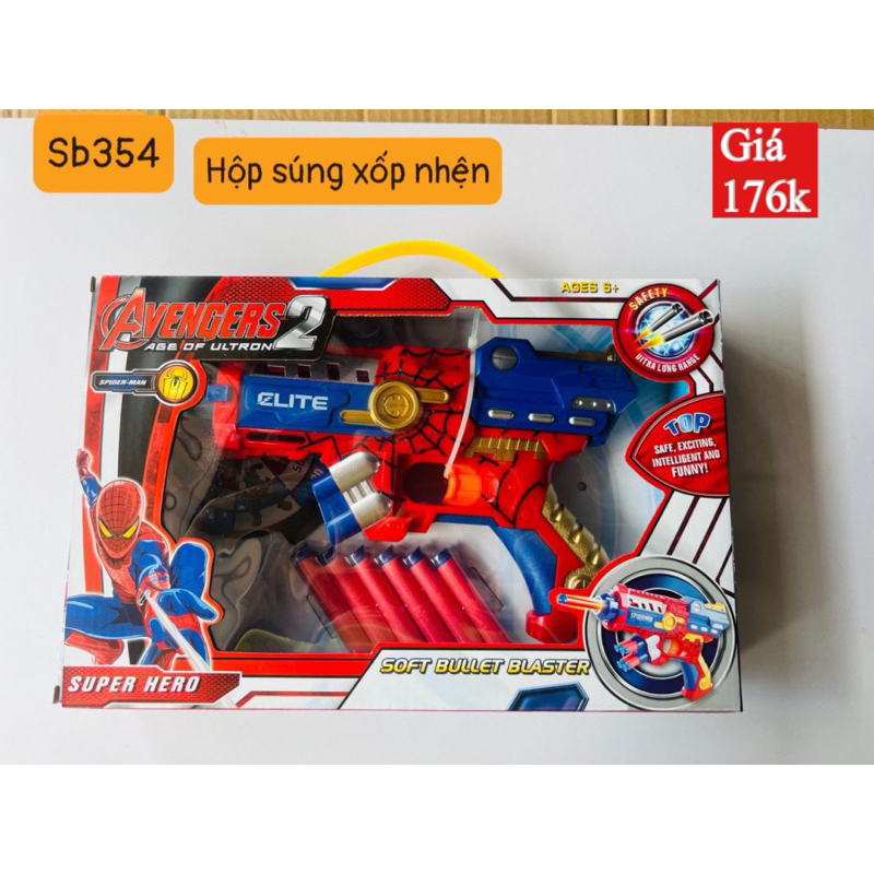 ĐỒ CHƠI SIÊU NHÂN NHỆN PHÓNG MÚT MỀM