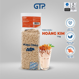 Trân châu hoàng kim GTP nguyên liệu trà sữa thạch trân châu mini 8 - 10li topping thạch trà sữa (1kg)