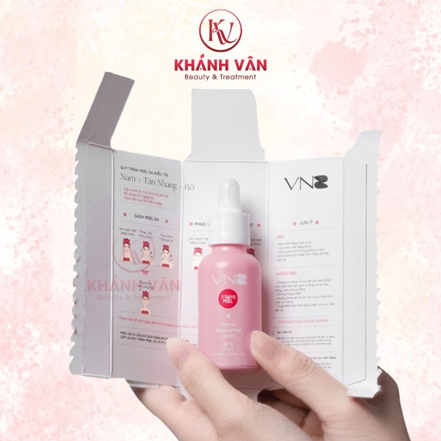 Tinh Chất Peel 3 Day VNB Serum Peel Da Giảm Mụn Xóa Mờ Thâm Nám Xạm Da
