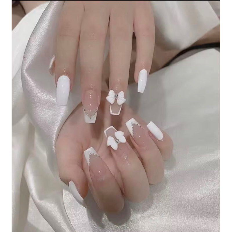 Charm nơ nail trang trí móng hot hit