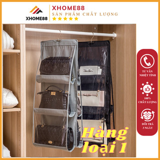 Túi Treo Giỏ Xách, Đựng Đồ Dùng - Giỏ Treo Túi Xách Chống Bụi, Bóp Ví 6 Ngăn