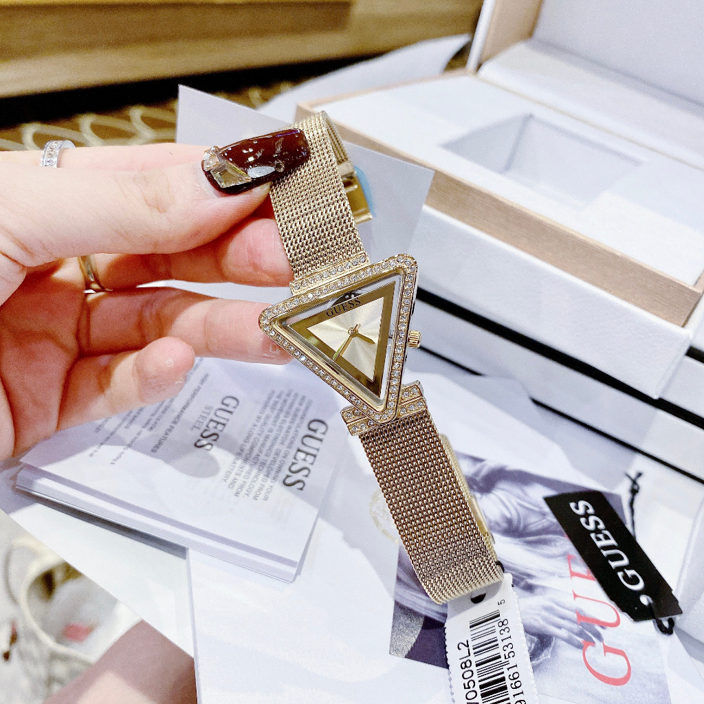 Đồng Hồ Nữ Guess Fame GW05081/L2/L3 Mặt Tam giác , Size 34mm