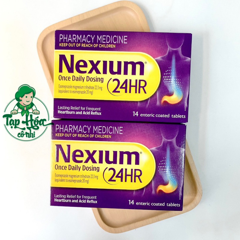 Hỗ Trợ Viêm Loét Dạ Dày Nexium 24h của Úc -14 VIÊN