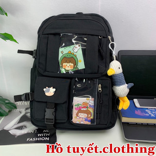 Balo đi học nữ cặp sách thời trang ulzzang phong cách Nhật - Hàn nhiều ngăn đựng tiện dụng BZ 981