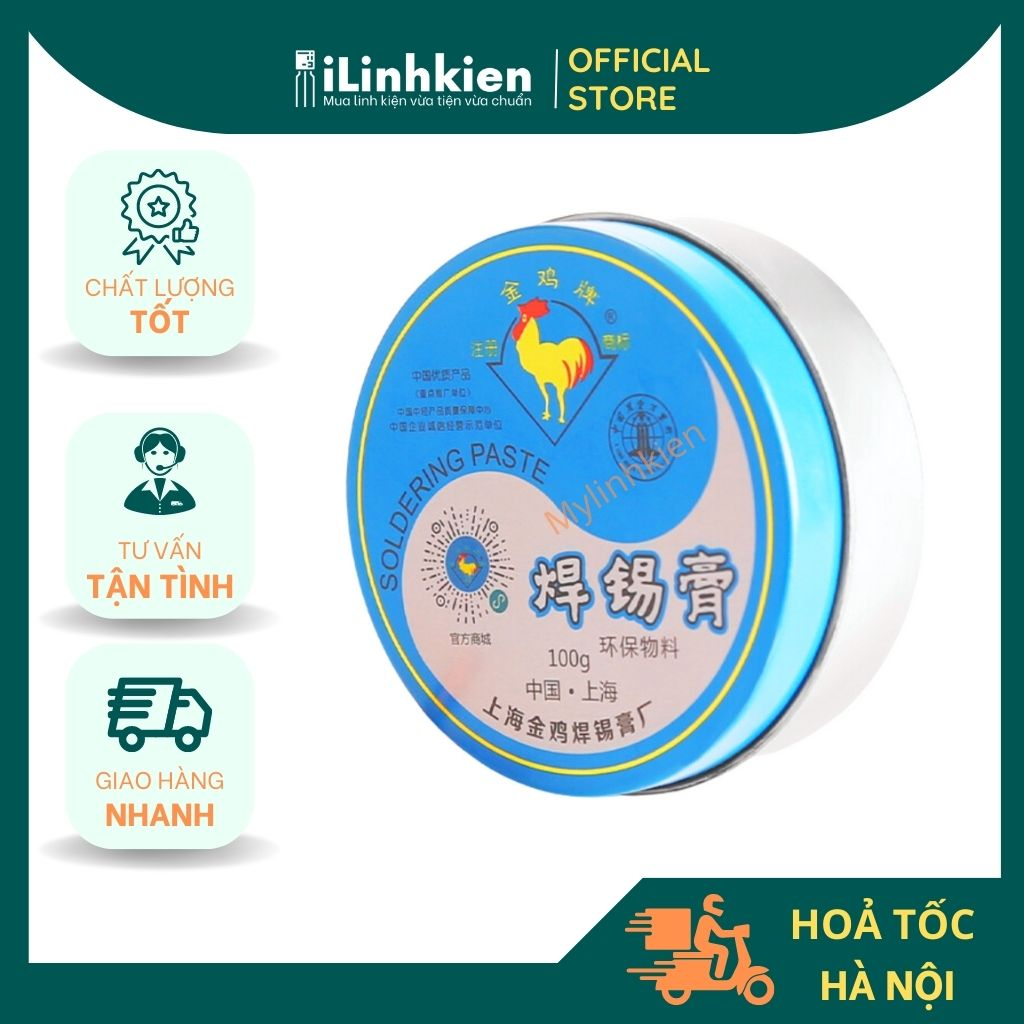Mỡ hàn con gà trống 100g chất lượng cao.