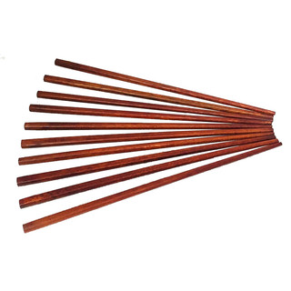 Vỉ 10 đôi đũa gỗ cẩm lai tiện vuông thanh tú