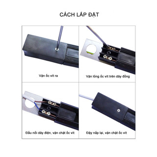 Bộ 2 thanh ray đèn rọi 1 mét