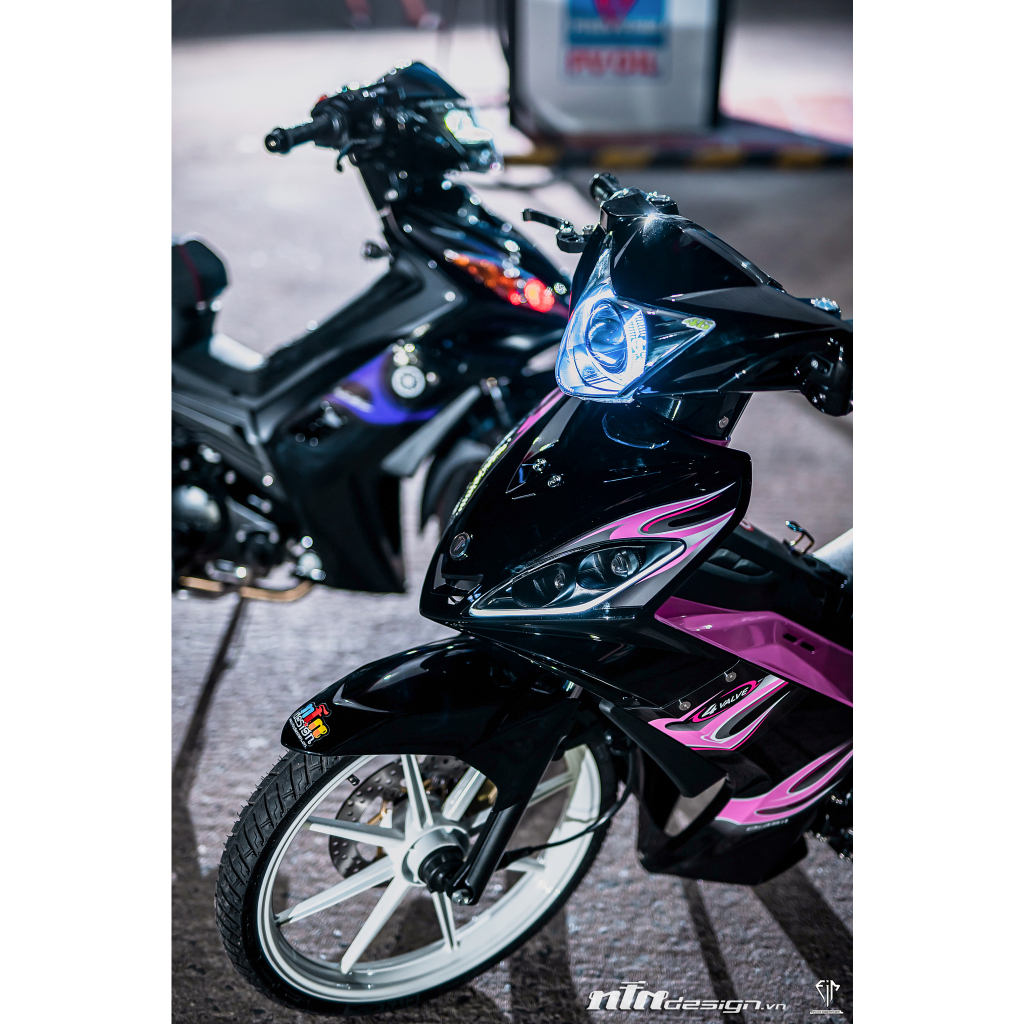 Tem Exciter 2008 -2010 mẫu tem lửa (Hồng)