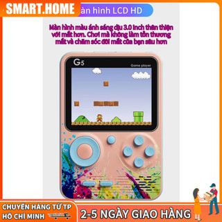Bảng điều khiển trò chơi cầm tay G5 chứa 500 Hộp điều khiển trò chơi video chơi game cổ điển Hộp trò chơi di động