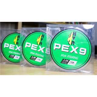 Dây Dù PE HVA X9 Dây Câu Cá lóc TẶNG KHÓA LURE chuyên lóc ,vược,chẽm