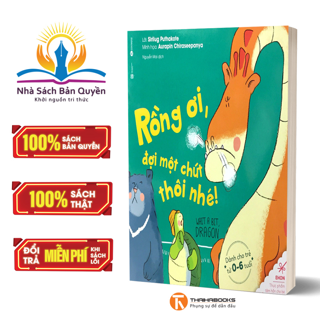Sách - Ehon - ​Rồng Ơi, Đợi Một Chút Thôi (Tái Bản)