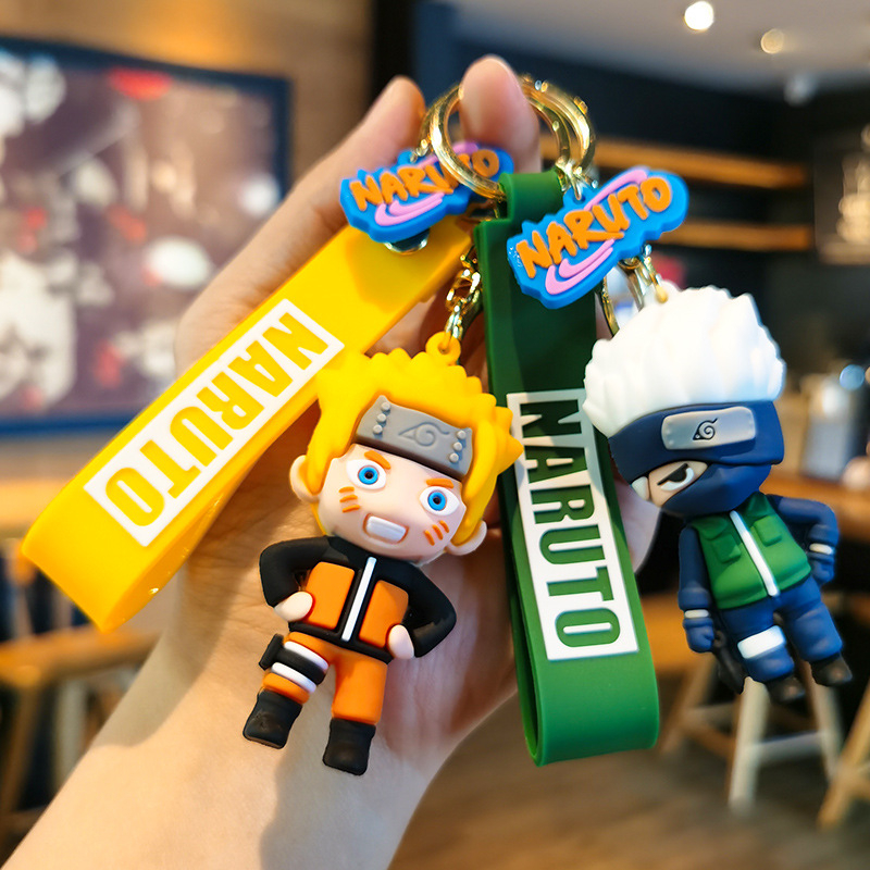 Móc khóa anime các nhân vật bộ truyện Naruto, bộ móc cài balo xịn sò