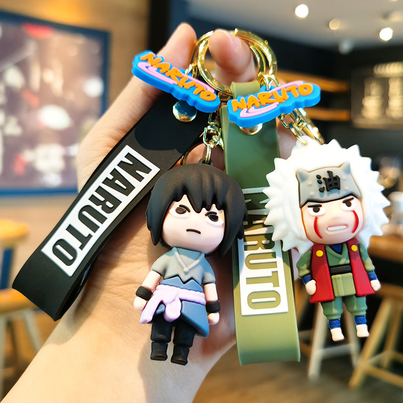 Móc khóa anime các nhân vật bộ truyện Naruto, bộ móc cài balo xịn sò