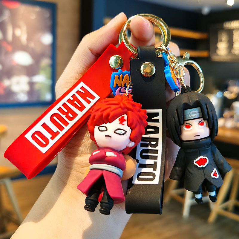 Móc khóa anime các nhân vật bộ truyện Naruto, bộ móc cài balo xịn sò