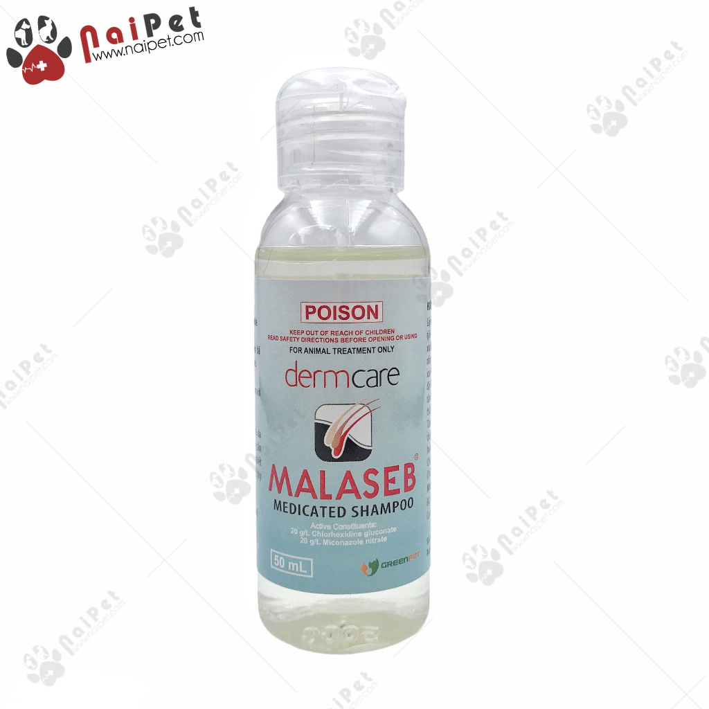 Sữa Tắm Trị Nấm Viêm Da Dị Ứng Cho Chó Mèo DermCare Malaseb 1Lit