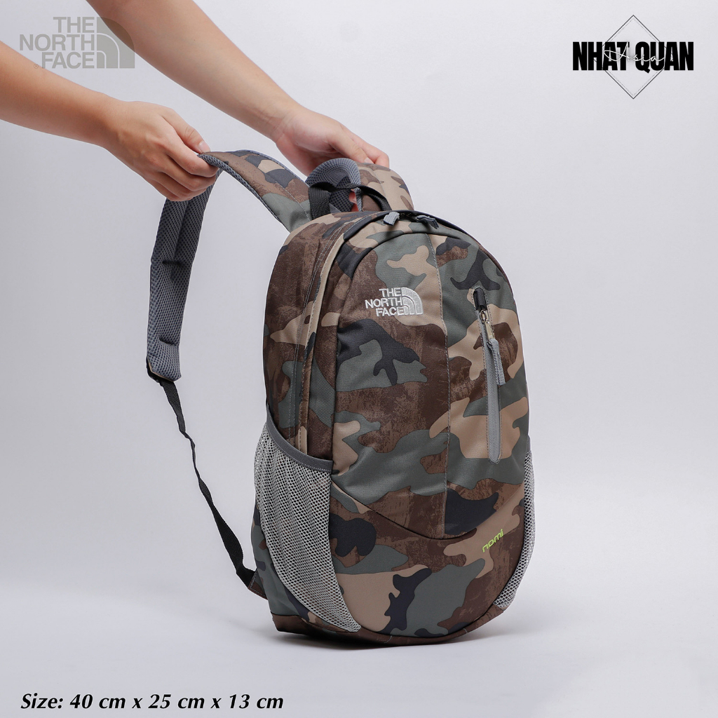 Balo The North Face nomi camo chống thấm cùng 2 ngăn lưới bên hông tiện lợi - Nhật Quân Asia nhatquanasia