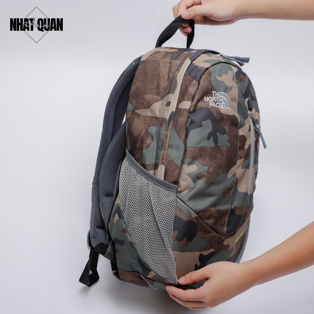 Balo The North Face nomi camo chống thấm cùng 2 ngăn lưới bên hông tiện lợi - Nhật Quân Asia nhatquanasia