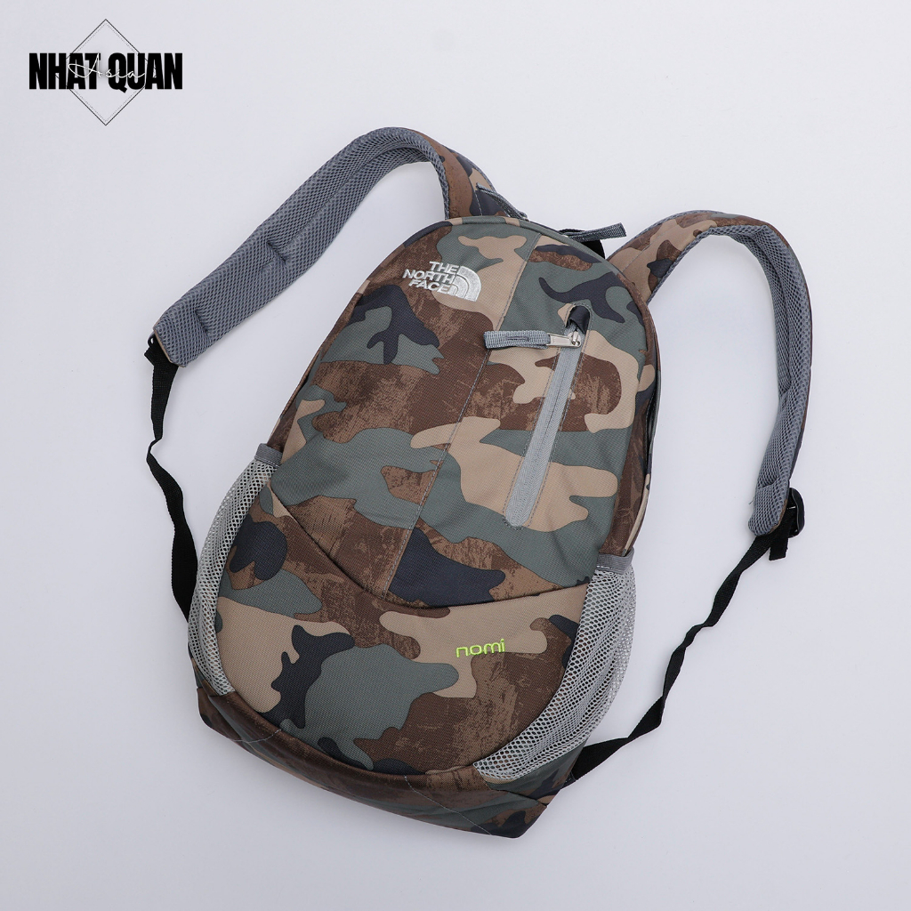 Balo The North Face nomi camo chống thấm cùng 2 ngăn lưới bên hông tiện lợi - Nhật Quân Asia nhatquanasia