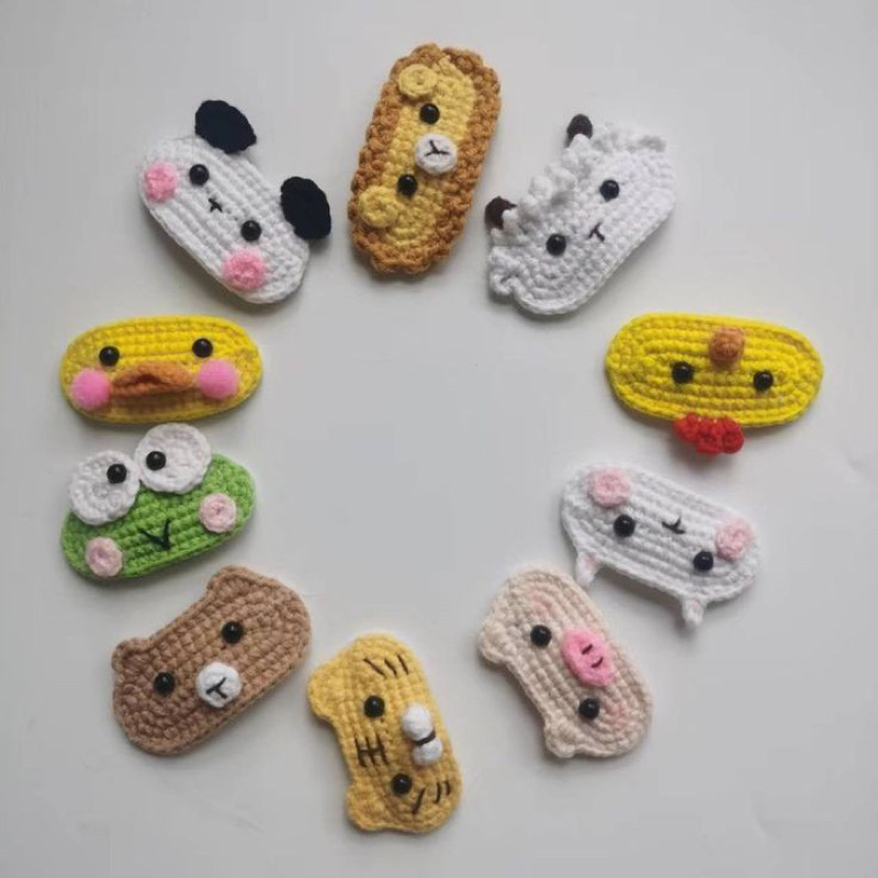 Kẹp tóc len phong cách HQ cute💗Kẹp tóc len handmade hình thú ngộ nghĩnh cho bé💗