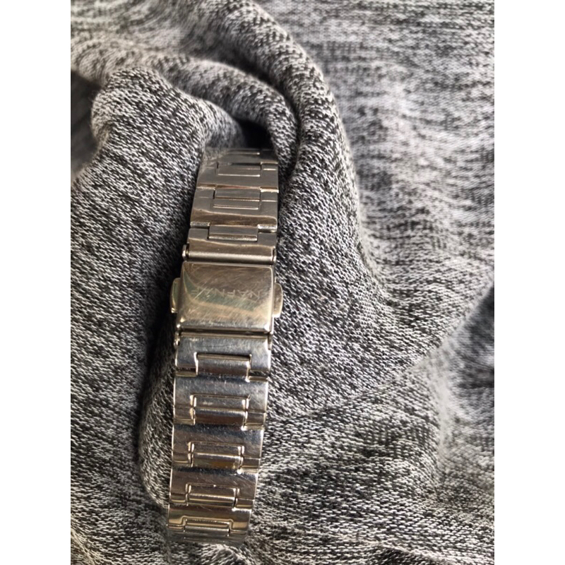 Đồng hồ nữ NAFNAF 5 kim mặt xanh dây thép