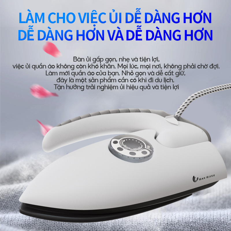 HAN RIVER Bàn ủi mini di động mini Mang theo du lịch